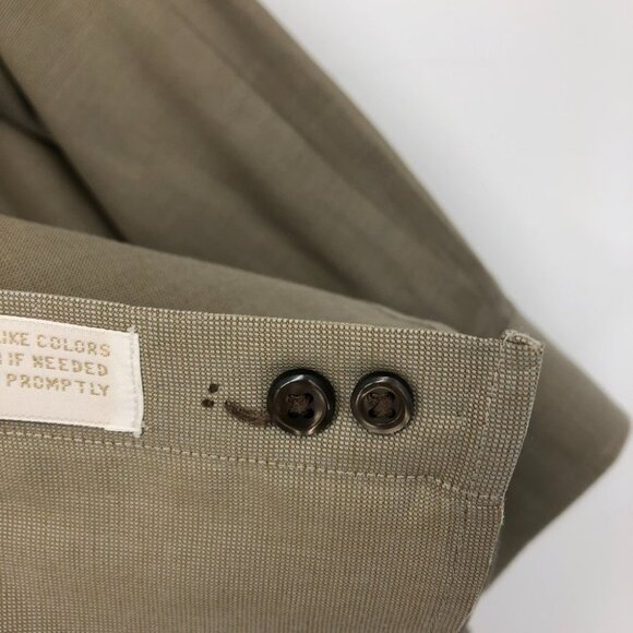 Nordstrom tan 100% Cotton wrinkle free men’s dress shirt neck 16.5  (32) - Picture 12 of 15